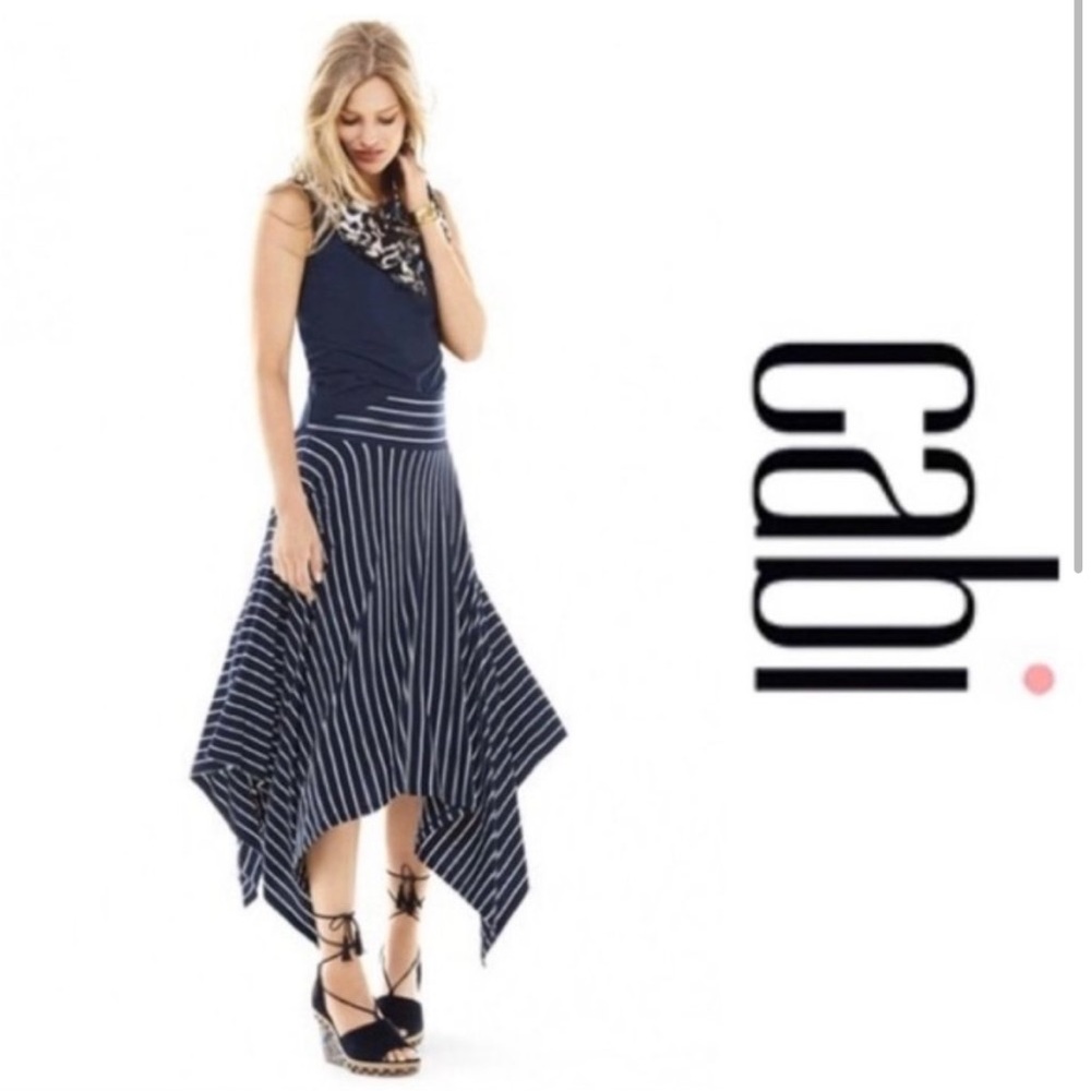 Cabi Asymmetrical Twirl Skirt Style 5183–M